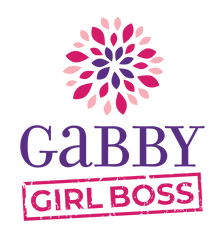 picture with gabby girl boss logo