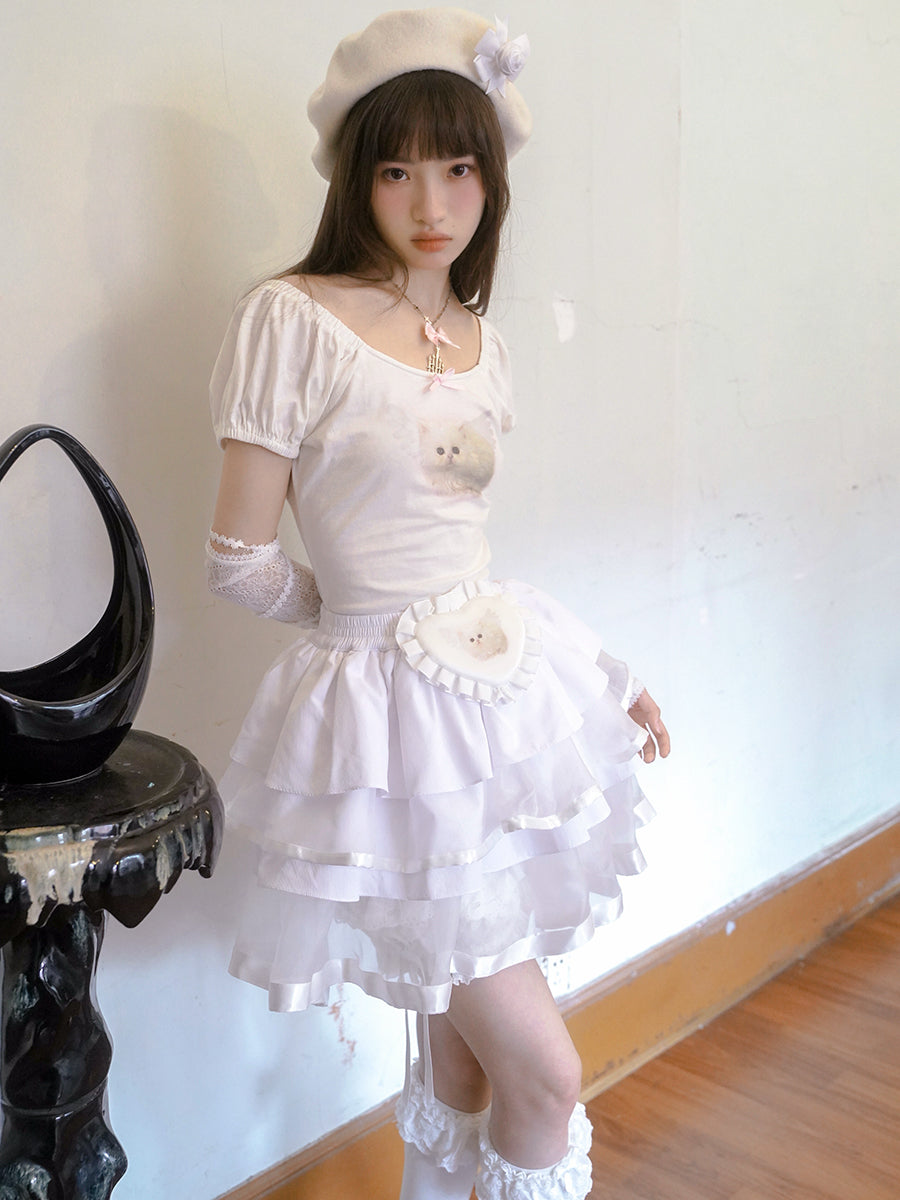 ♡daytoday日常研究所♡ skirt white