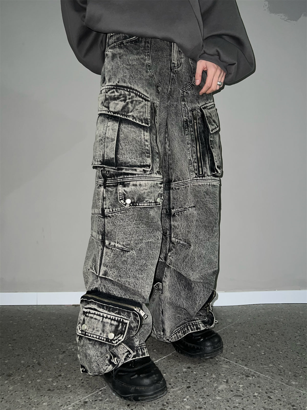 Work Style Multi-pocket Jeans カーゴパンツ Y2k | gulatilaw.com