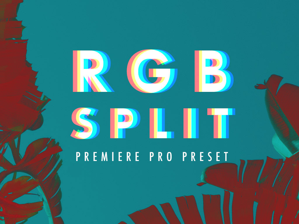 RGB Split Preset Premiere Pro