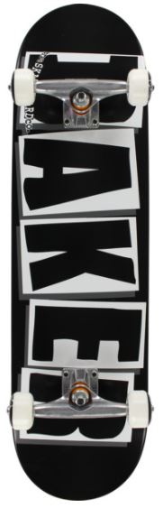 Baker Logo Complete Skateboard Black, White 8.5"