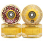 Santa Cruz *Light Ups* OG Slime Balls Skateboard Wheels Red, Yellow LED 60MM 78A