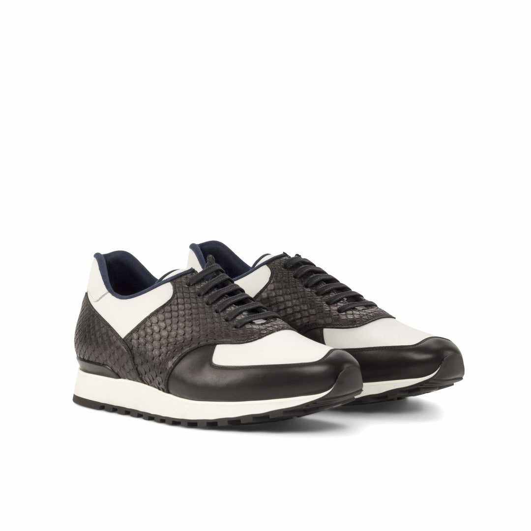 Men's Scarpa Sneaker in Grey Alligator White Accent – Maison Kingsley  Couture Spain