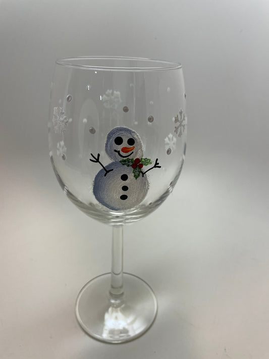 Silver Christmas Stemless Wine Glasses  Christmas Wine Glasses – Jersey  Art Glass