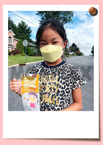 kids good manner kf94 face mask