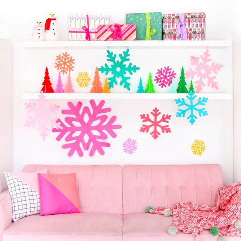 colorful christmas decorations