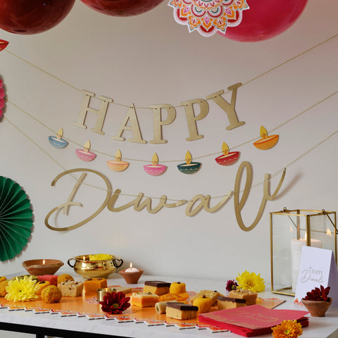 happy diwali banner