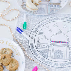 ramadan silicone colouring mat 