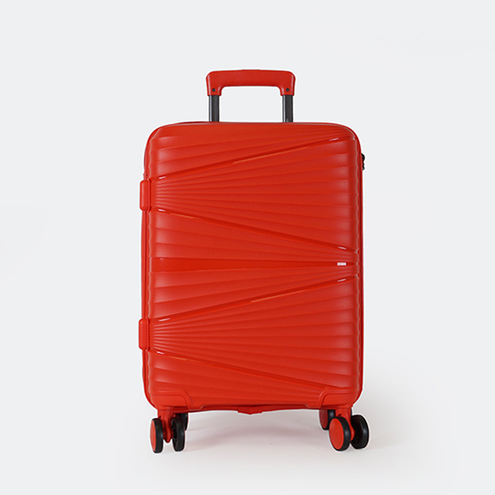 puramente Conectado cómodo Maleta de viaje mediana barata 63cm-23kg, maletas rígidas de Polipropileno  Rojo – 1990s