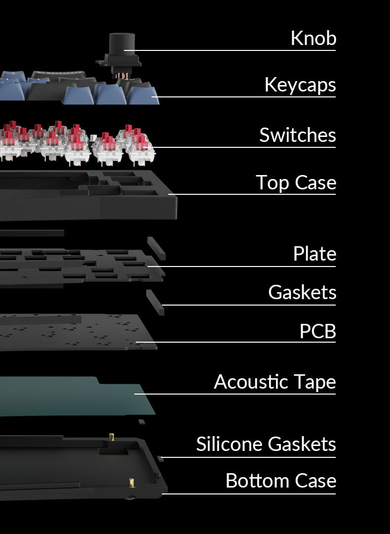 Keychron Q8 65% Alice Layout Custom Mechanical Keyboard