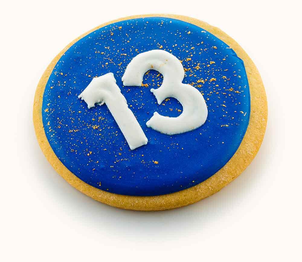 Bar Mitzvah 13 Cookie