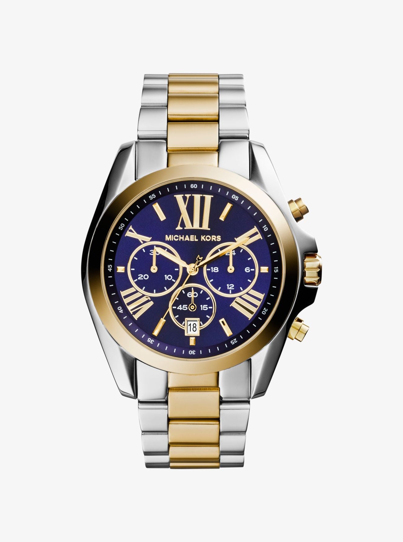 Michael Kors INC Watc Two-Tone US Lexington Steel - Chronograph WATCHES SPORT Stainless Men\'s