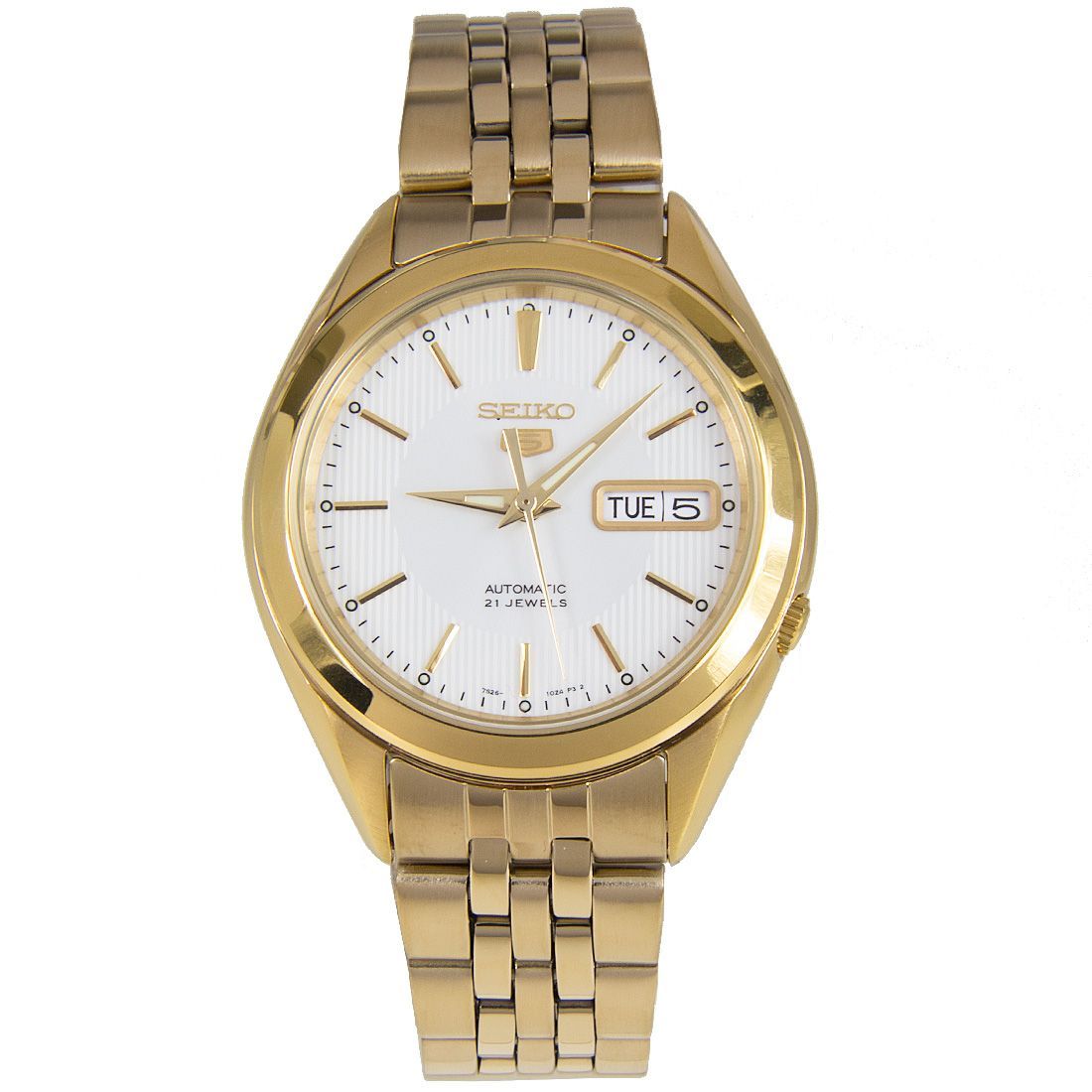 Seiko 5 Automatic Gold Tone Men's Latest Watch SNKL26 K1 - US SPORT WATCHES  INC