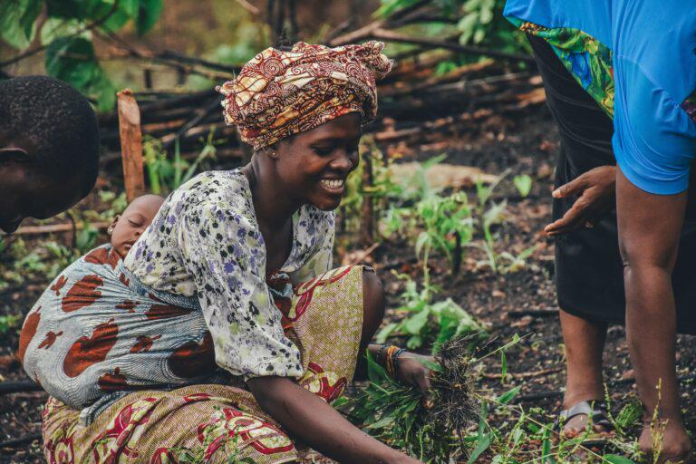 woman farming