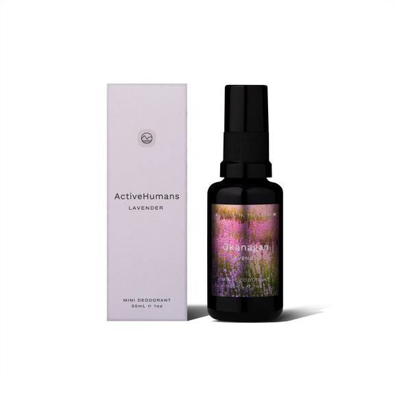 Aluminum Free Lavender Natural Mini Deodorant Spray