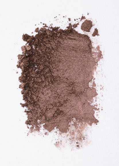 Vegan and cruelty free beauty, eyeshadow, smokey eye, neutral eyeshadow dark brown sparkly shimmer #shade_Rise_|_Shimmery_Deep_Brown