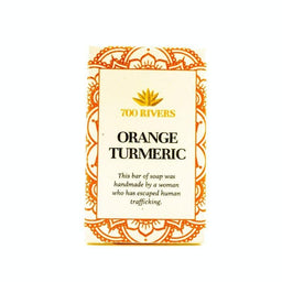 700 Rivers Organic Orange Turmeric Soap Bar 