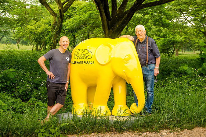 Elephant Parade founders Mark an Mike