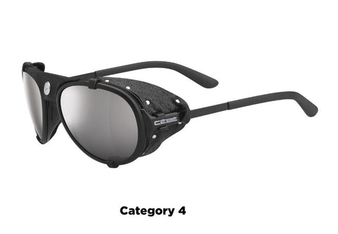A pair of category 4 sunglasses