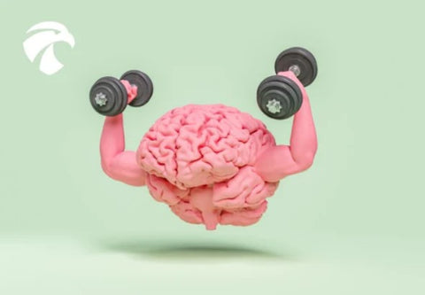 a brain lifting weights