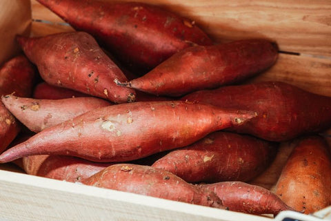 pile of yams excellent for gaming nutrition