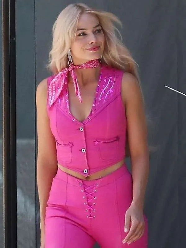 Barbie Margot Robbie Pink Vest