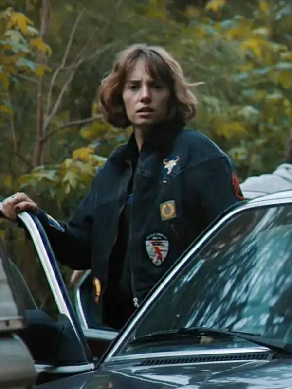 Maya Hawke Black Denim Jacket Stranger Things Season 4