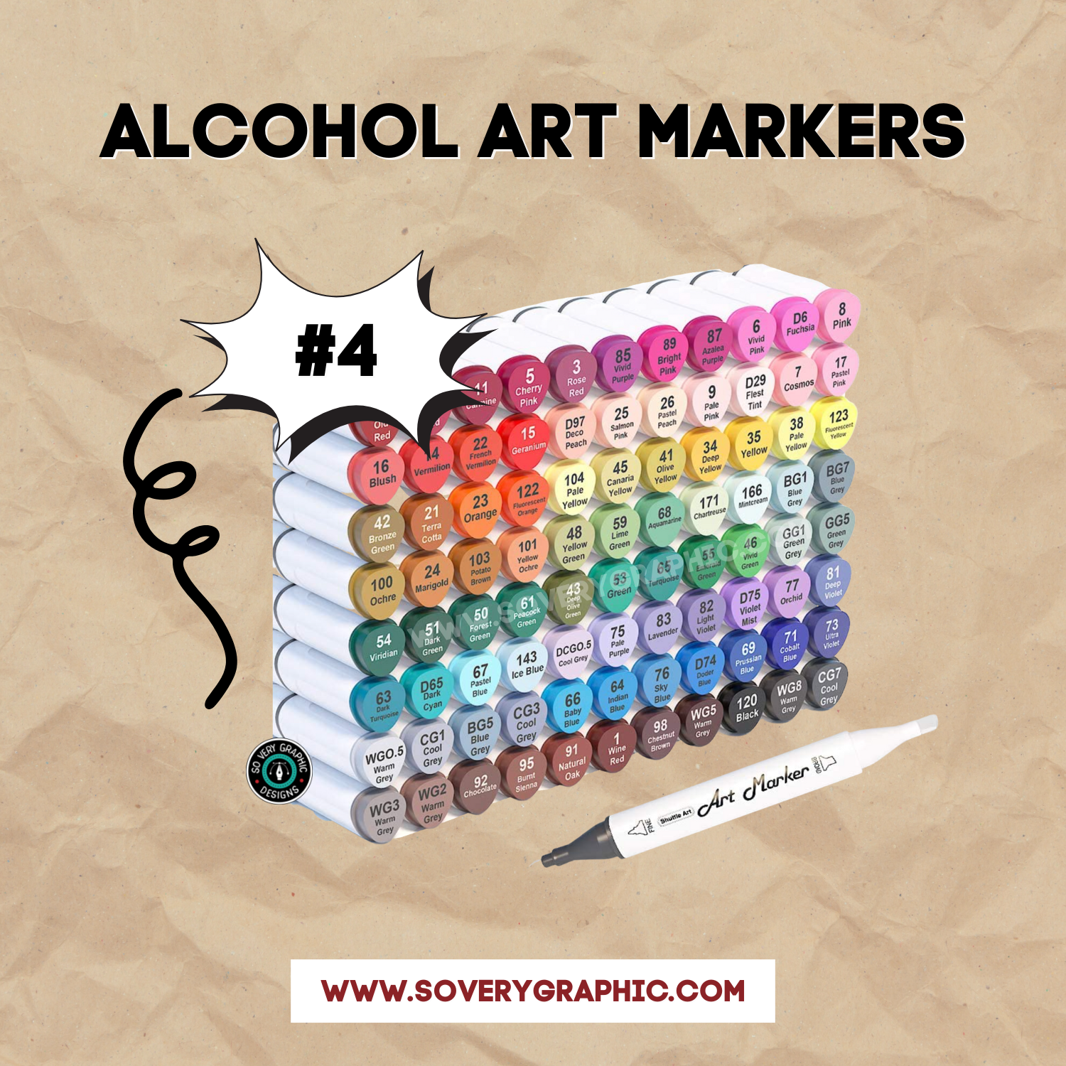 Alcohol Art Markers The Ultimate Gift Guide for Creatives 2022 So Very Graphic