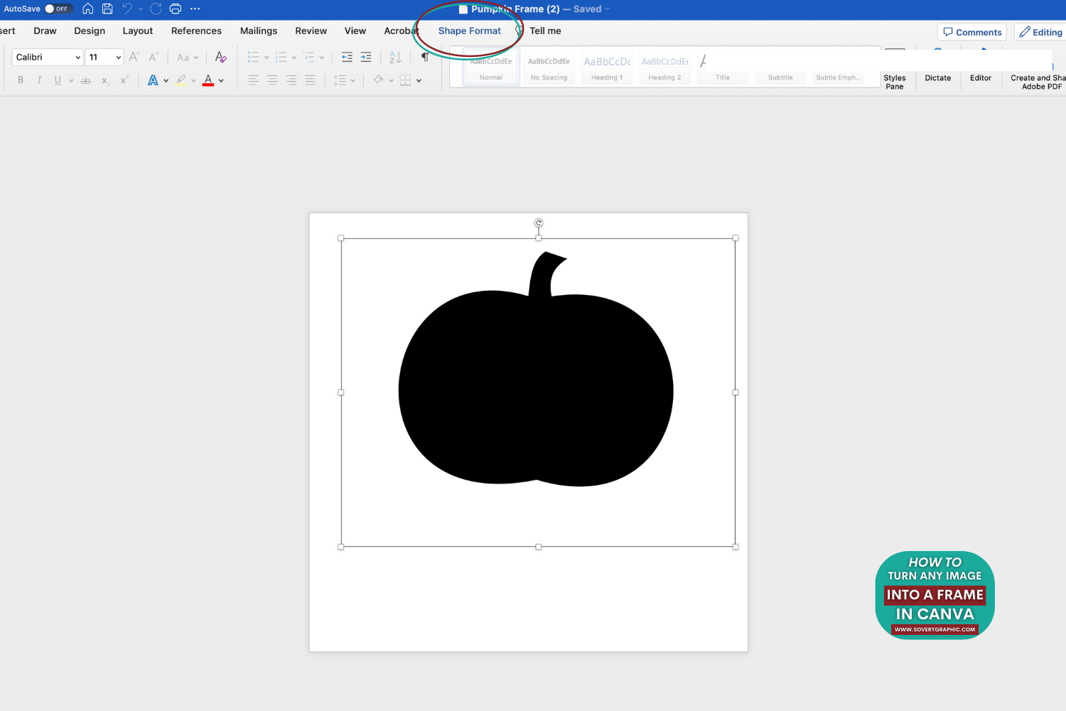How to Turn Any Shape Into a Custom Frame in Canva Tutorial by So Very Graphic Designs