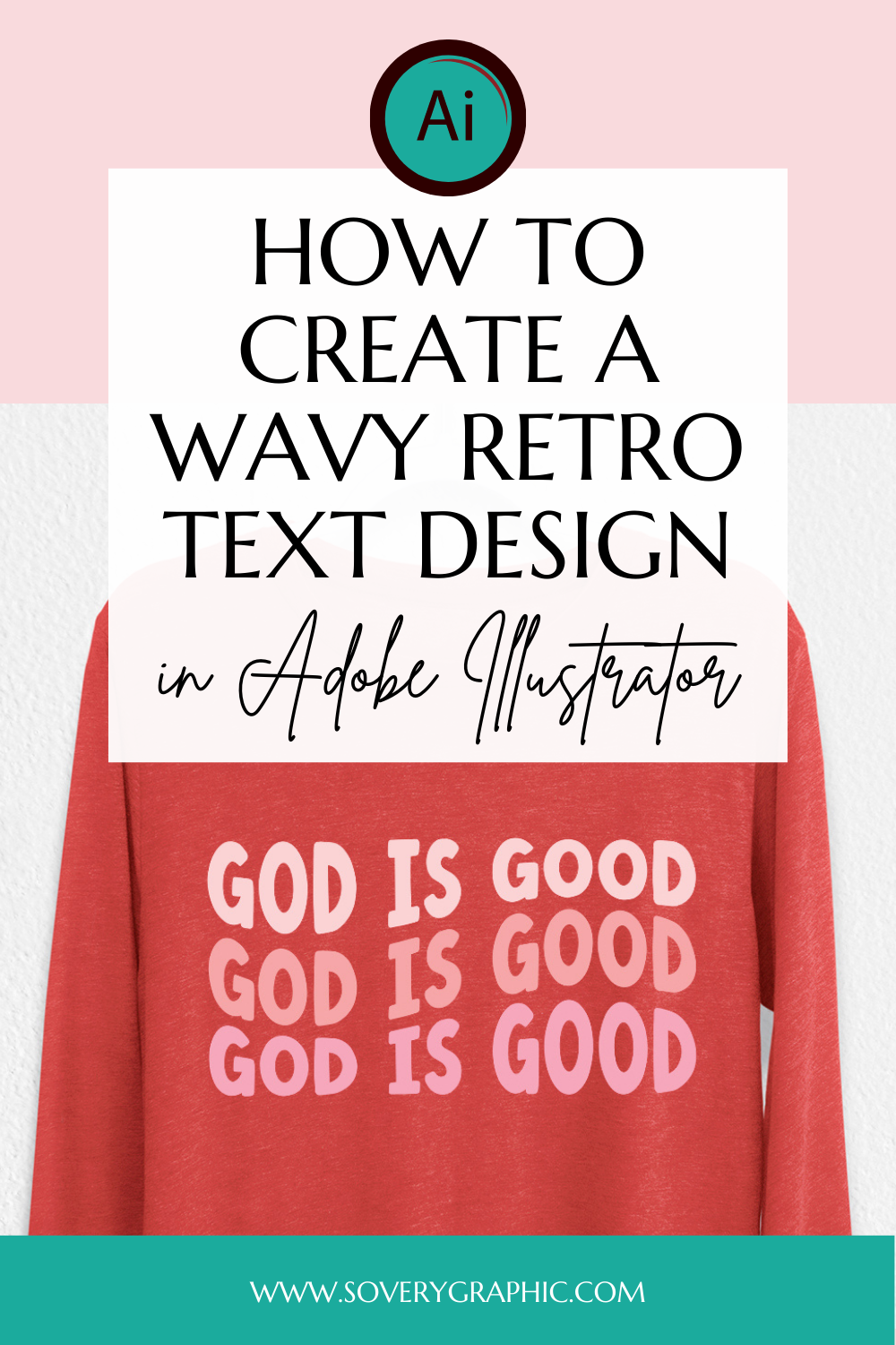 How to Create Wavy Text Retro Effect in Illustrator a So Very Graphic Design Tutorial
