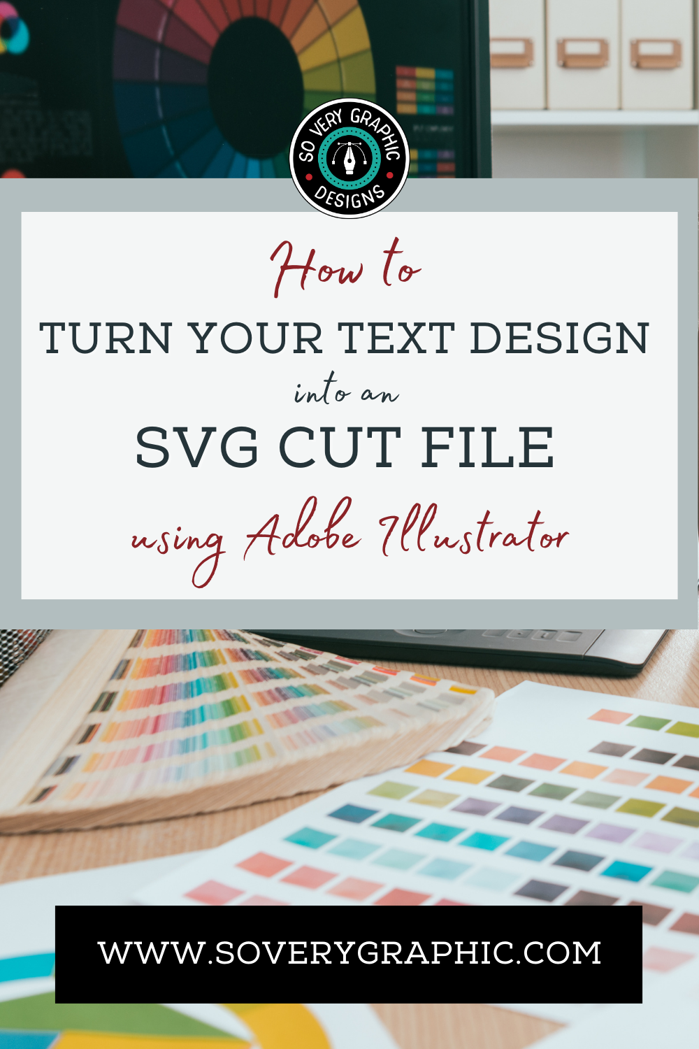 How to Turn Your Text Into an SVG Design in Adobe Illustrator Tutorial