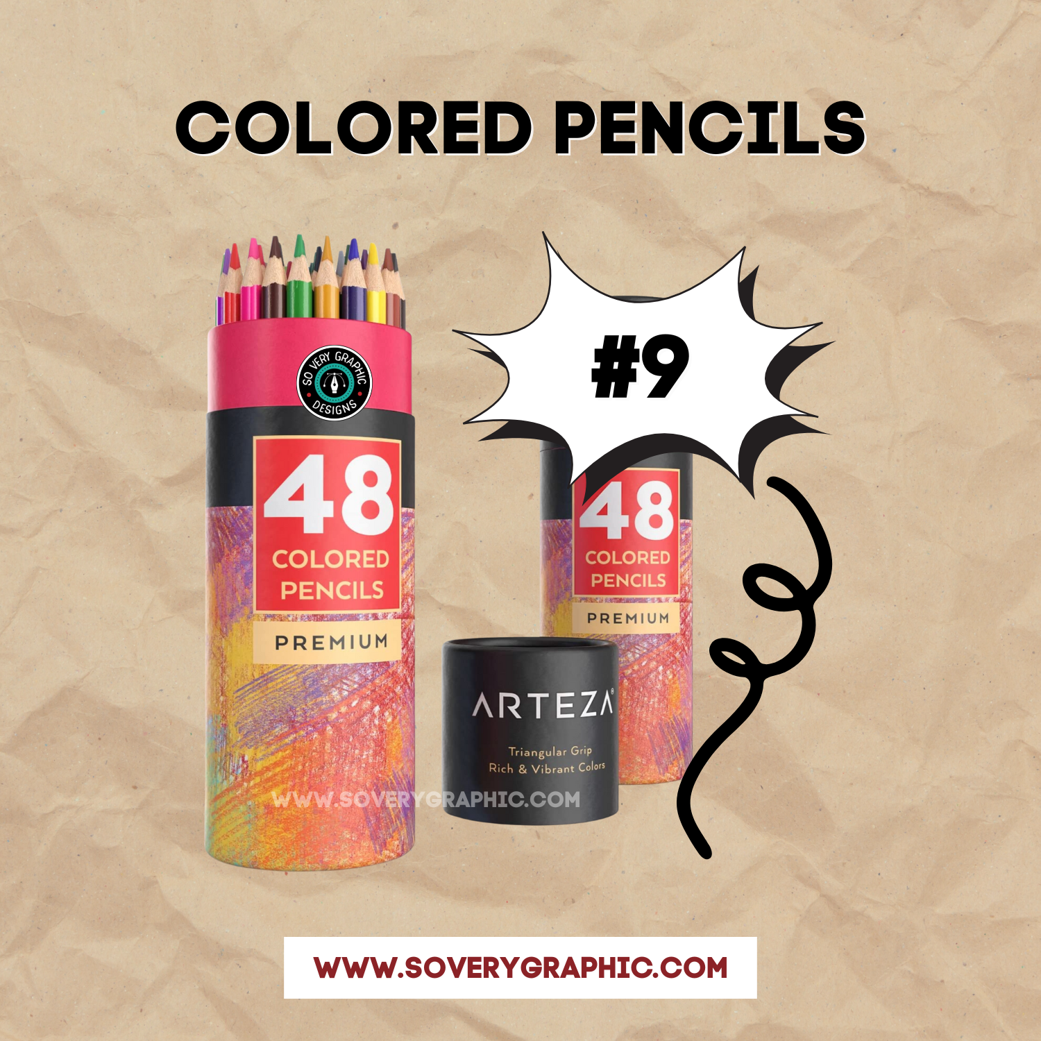 Professional Quality Colored Pencils The Ultimate Gift Guide for Creatives 2022 So Very Graphic