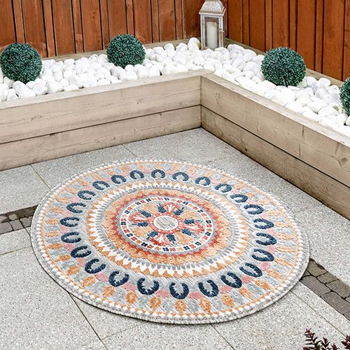 round outdoor rug