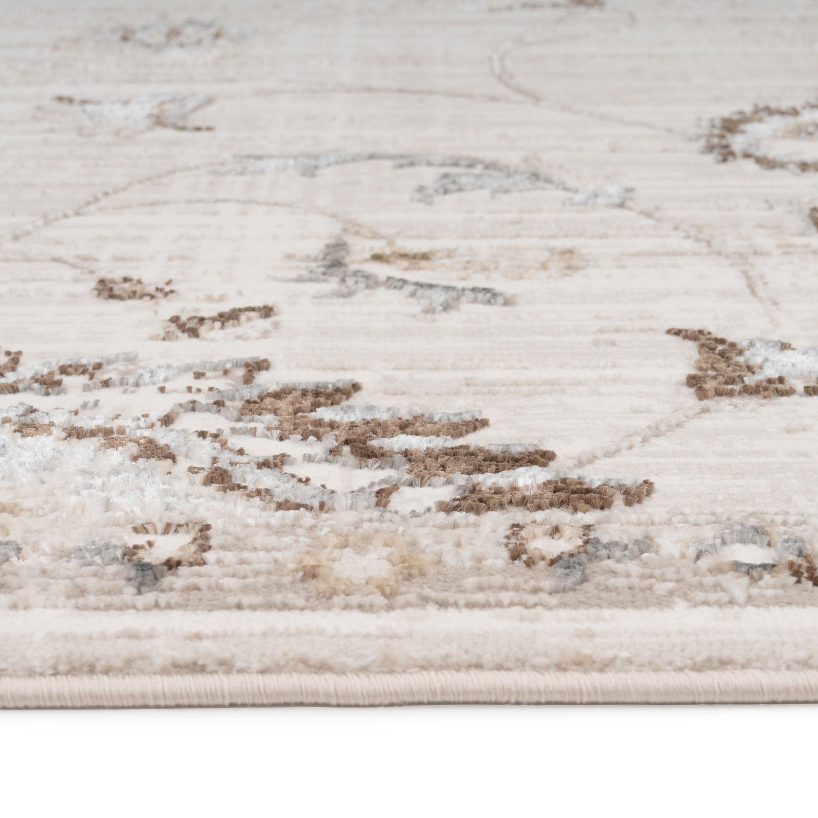 Beige Floral Vine Rug - Lata - Antares - 120cm x 170cm