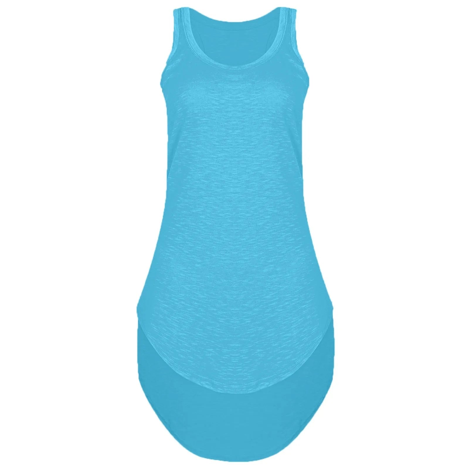 Solid Color Sleeveless Suspenders Dress for Women - Image 7
