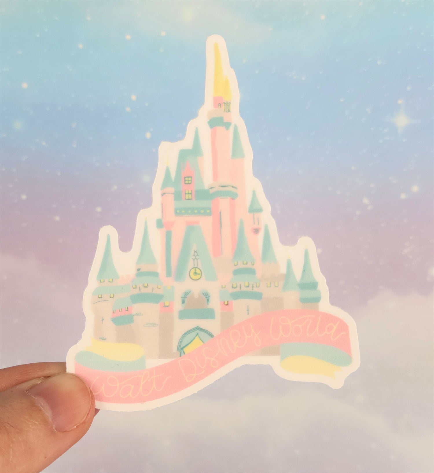 Magic Kingdom Cinderella Castle Vinyl Sticker – World Showcase Designs