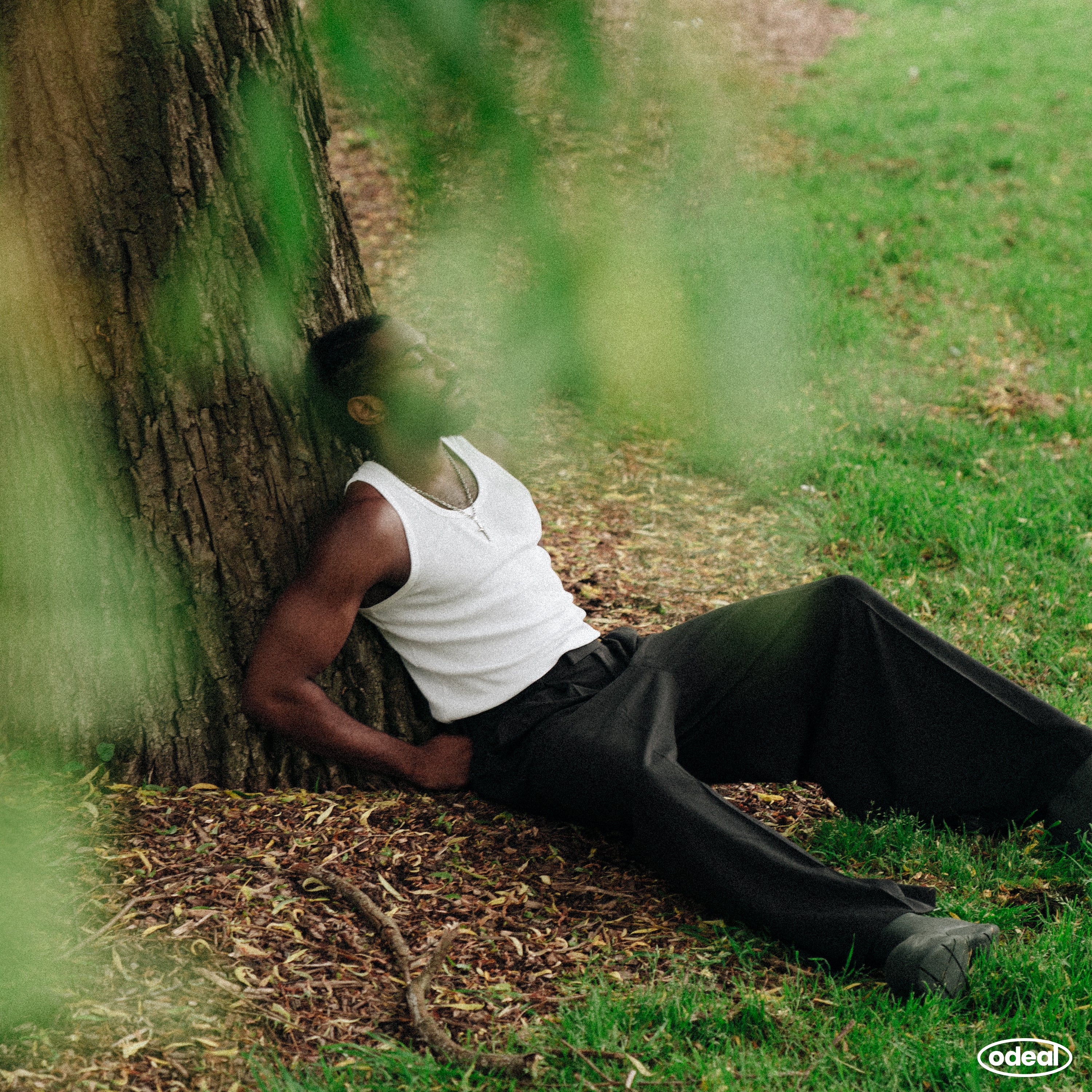 Sitting under tree