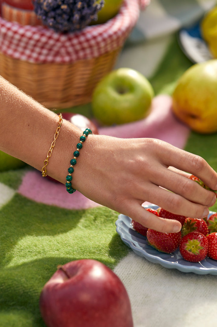 Beaded Heart Friendship Bracelet - The Hambledon Gallery