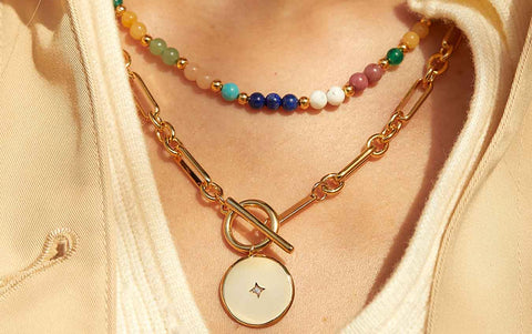 Mixed Style Gemstone Necklace