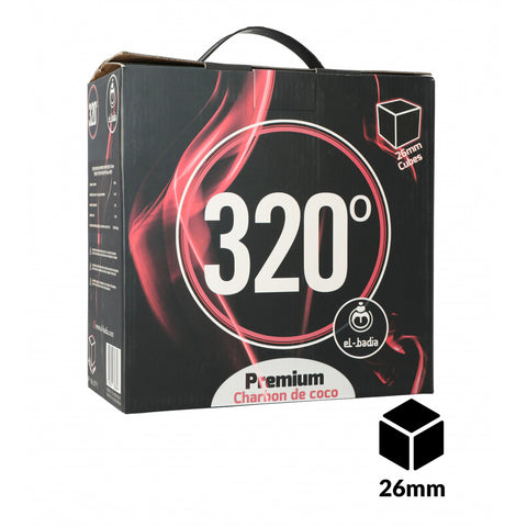 Charbons 320° en disque pour chicha 1Kg