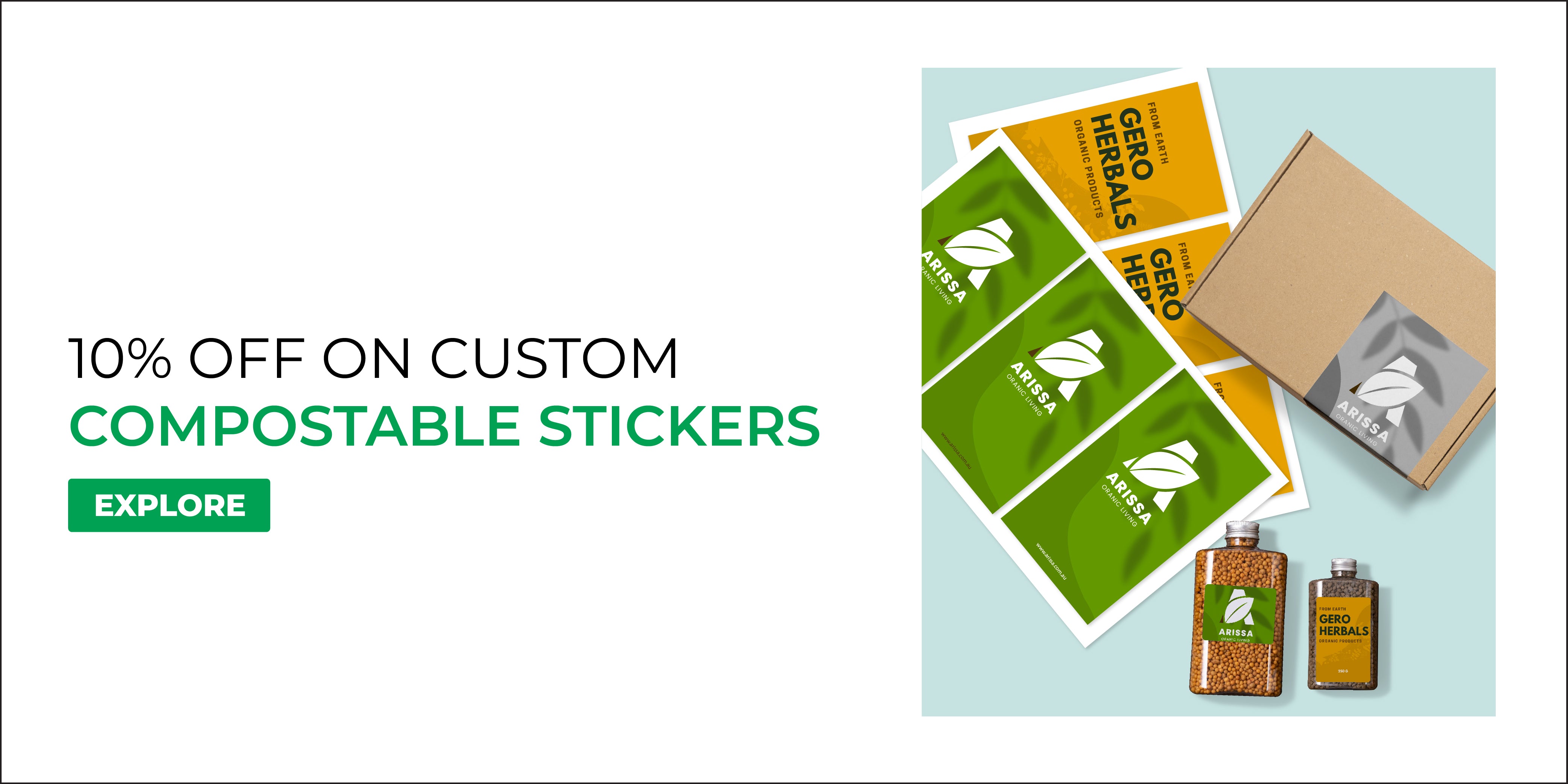 Compostable Stickers | Custom Stickers