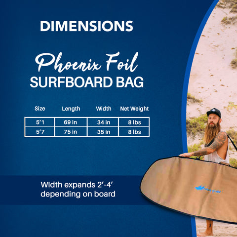 Phoenix Foil Surfboard Bag | 1 Brd