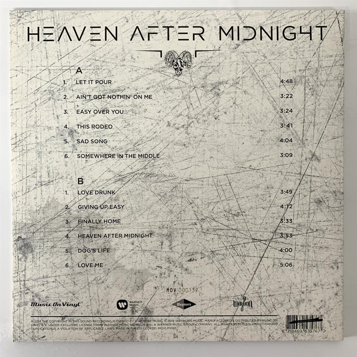 Waylon Heaven After Midnight Limited Numbered 180g White Vinyl Lp — Dig In Records