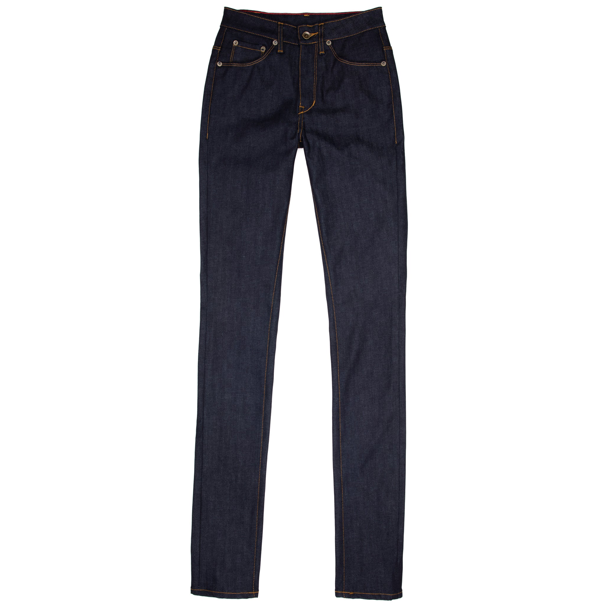 Women's Haywood Jean - Cone Mills Raw Stretch Denim - BlackBlue