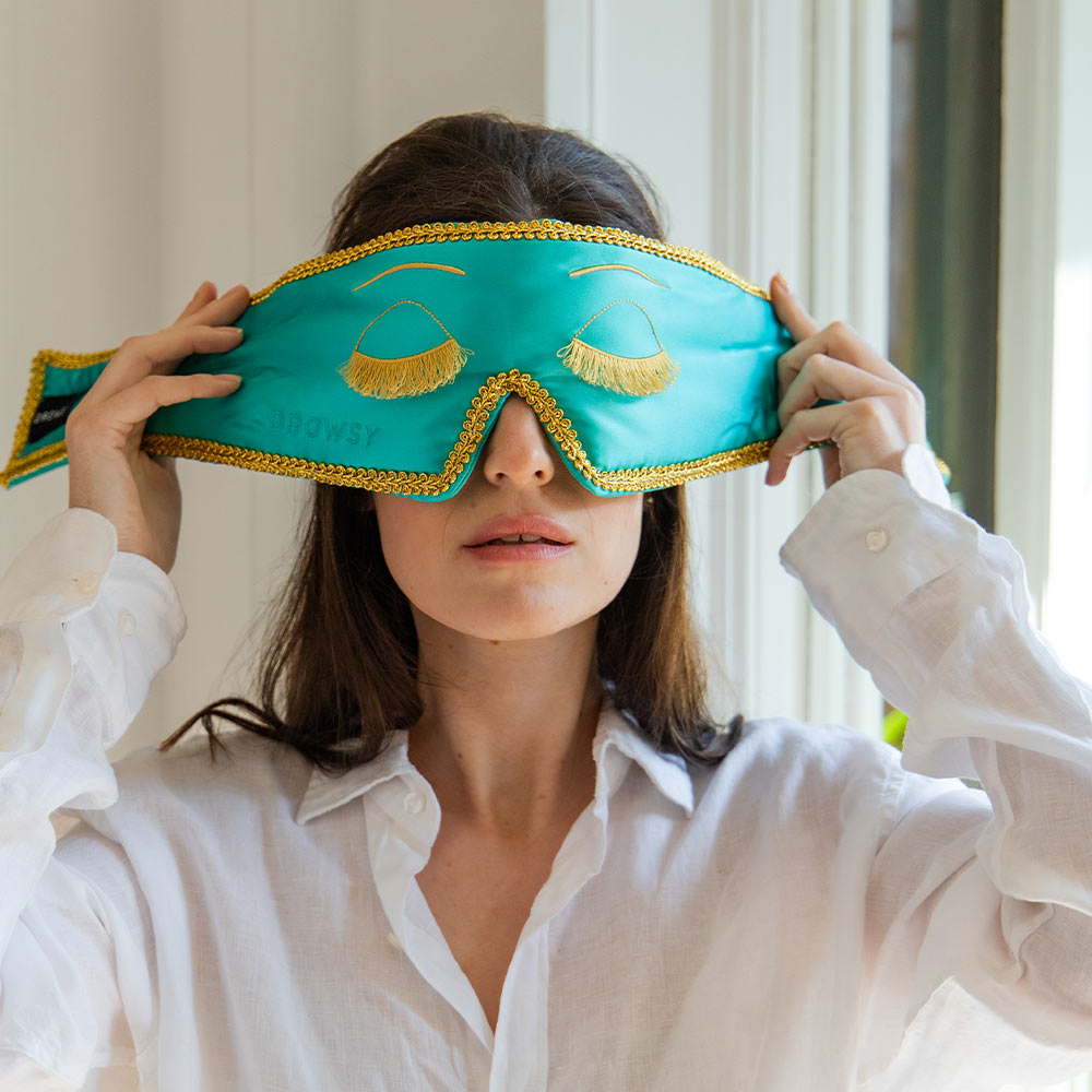 Breakfast-at-Drowsy-Silk-Sleep-Mask-Sleep mask for puffy eyes