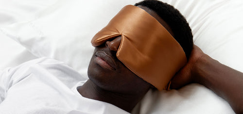 Drowsy Silk Sleep Mask for Better Sleep in total darkness