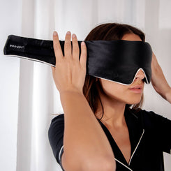 Drowsy-Sleep-Co-Black adjustable strap mask