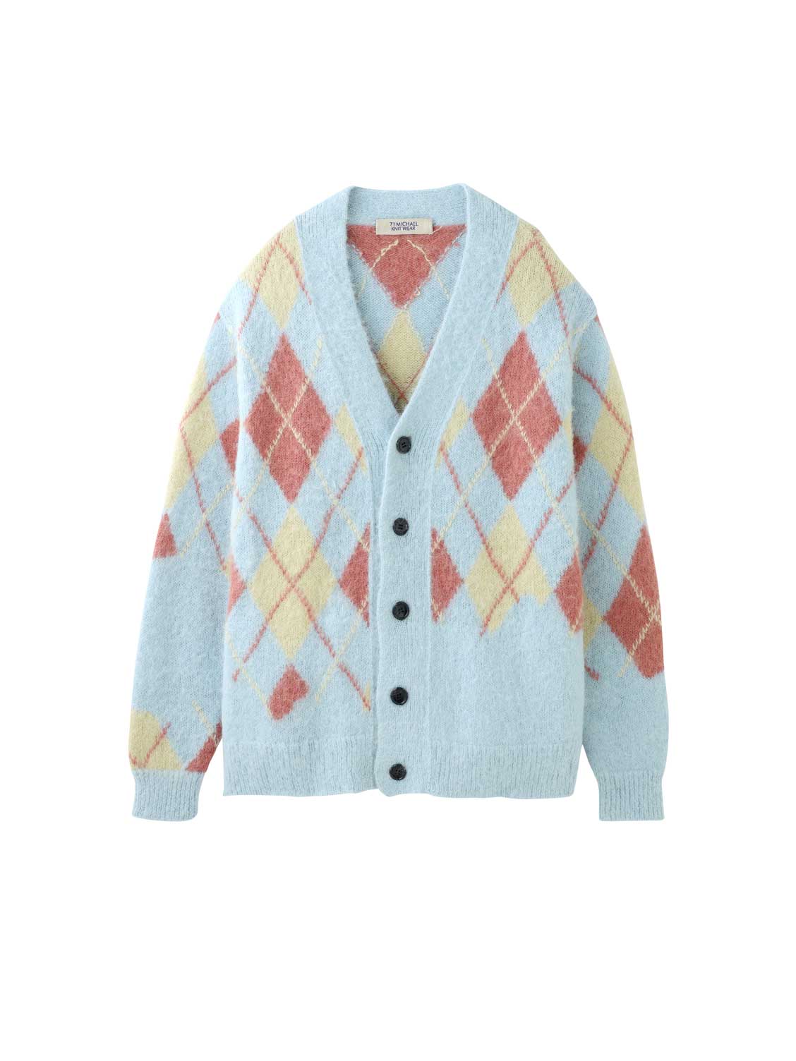 逸品】 アーガイルニットカーディガン ARGYLE KNIT CARDIGAN