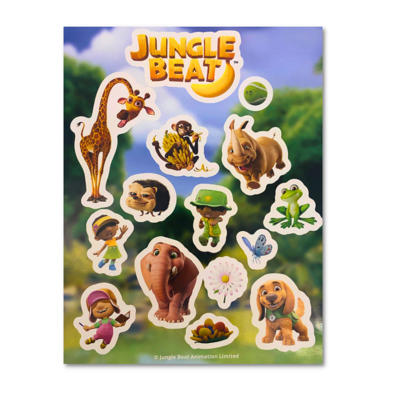 Jungle Beat Sticker Set Angel Studios Gift Factory