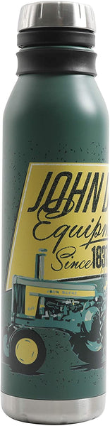 John Deere 25.5 fl.oz. Green Stainless Steel Thermal Bottle with